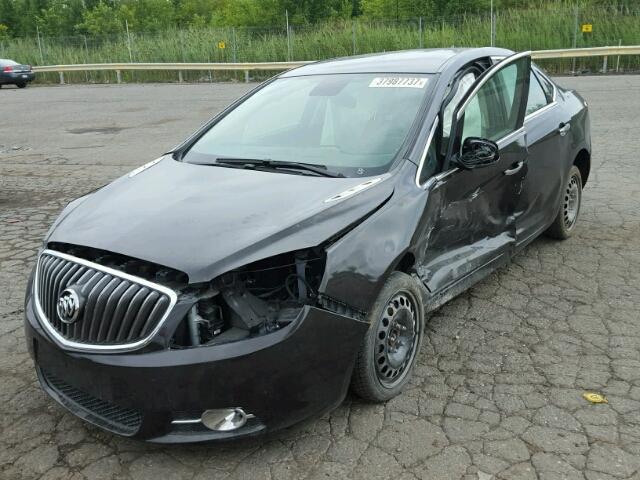 1G4PP5SK7E4193555 - 2014 BUICK VERANO BLACK photo 2