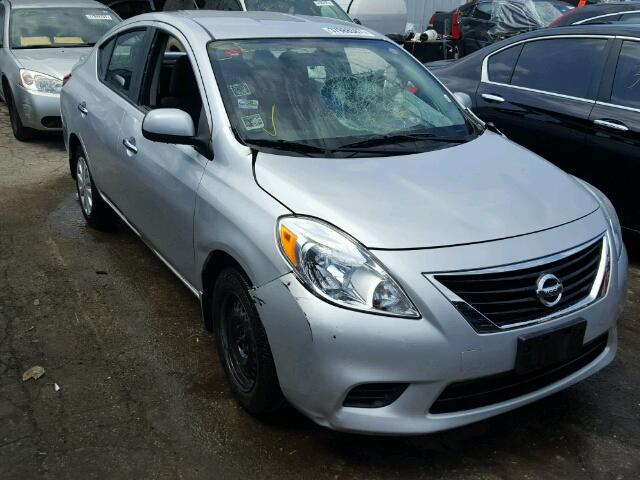 3N1CN7AP1DL855899 - 2013 NISSAN VERSA S/S SILVER photo 1