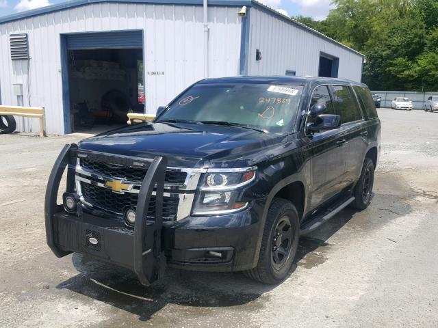 1GNLCDEC1HR247864 - 2017 CHEVROLET TAHOE POLI BLACK photo 2