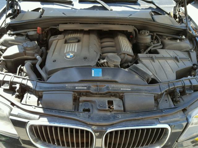 WBAUN13588VH77525 - 2008 BMW 128 I BLACK photo 7