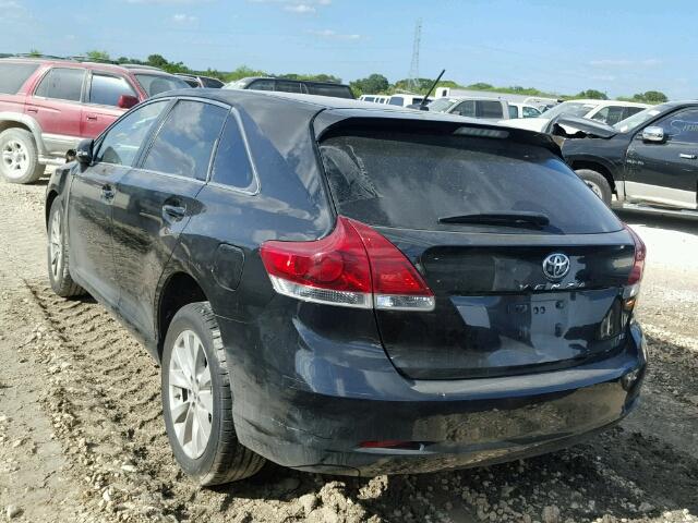 4T3ZA3BB2FU094360 - 2015 TOYOTA VENZA LE BLACK photo 3