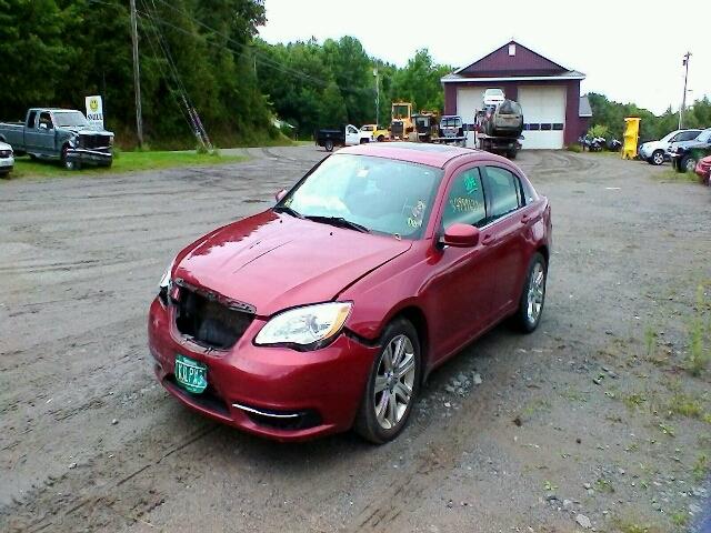 1C3CCBBG8CN174985 - 2012 CHRYSLER 200 TOURIN BURGUNDY photo 2