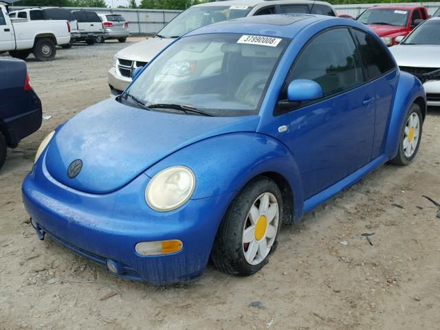 3VWCD21C3YM492227 - 2000 VOLKSWAGEN NEW BEETLE 蓝色 照片 2