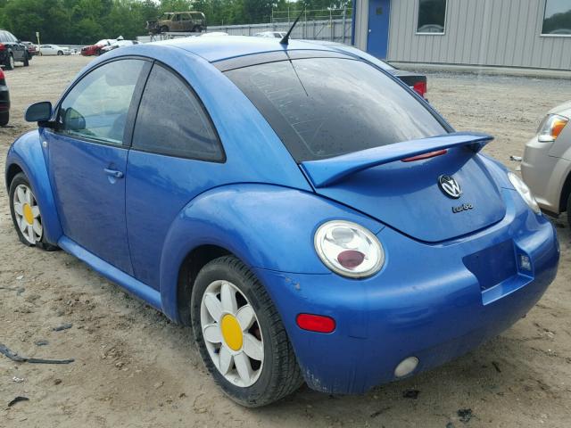 3VWCD21C3YM492227 - 2000 VOLKSWAGEN NEW BEETLE 蓝色 照片 3