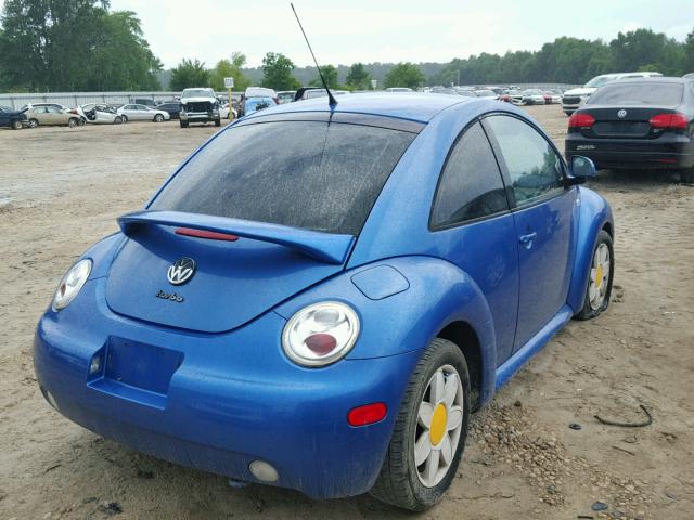 3VWCD21C3YM492227 - 2000 VOLKSWAGEN NEW BEETLE 蓝色 照片 4