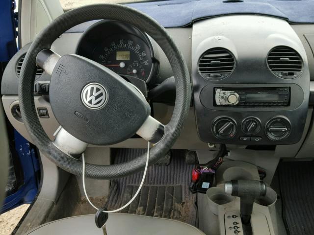 3VWCD21C3YM492227 - 2000 VOLKSWAGEN NEW BEETLE 蓝色 照片 9