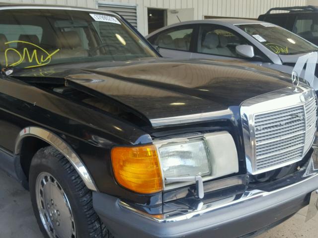 WDBCA24D6LA517075 - 1990 MERCEDES-BENZ 300 SE BLACK photo 9