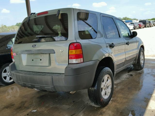 1FMYU03116KA47414 - 2006 FORD ESCAPE XLT GREEN photo 4