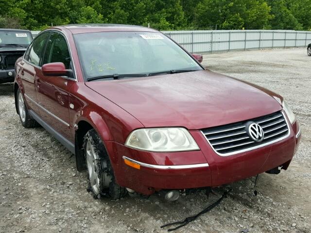 WVWRH63BX3P273216 - 2003 VOLKSWAGEN PASSAT GLX MAROON photo 1