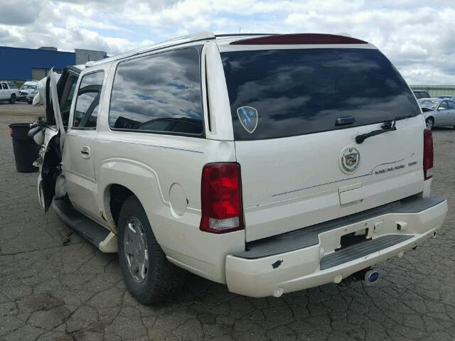 3GYFK66N05G193810 - 2005 CADILLAC ESCALADE E WHITE photo 3