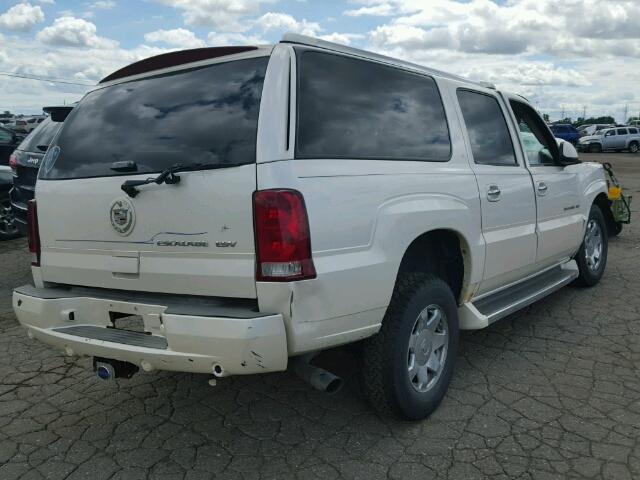 3GYFK66N05G193810 - 2005 CADILLAC ESCALADE E WHITE photo 4