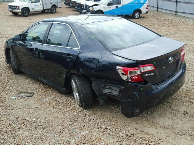 4T1BF1FK6EU327178 - 2014 TOYOTA CAMRY L/SE BLACK photo 3