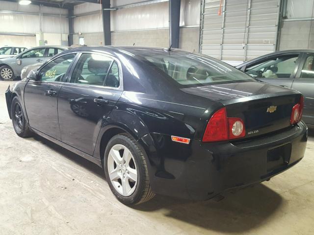1G1ZB5E19BF158233 - 2011 CHEVROLET MALIBU LS შავი ფოტო 3