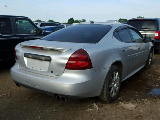 2G2WR524741133544 - 2004 PONTIAC GRAND PRIX Արծաթագույն լուսանկար 4