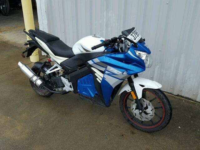 L9NTEACX3H1410831 - 2017 TAO MOTORCYCLE BLUE photo 1