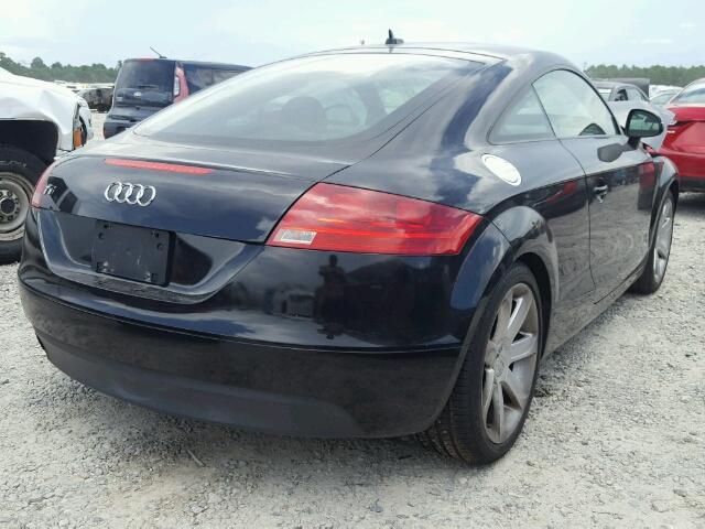 TRUAF38J881000955 - 2008 AUDI TT 2.0T BLACK photo 4