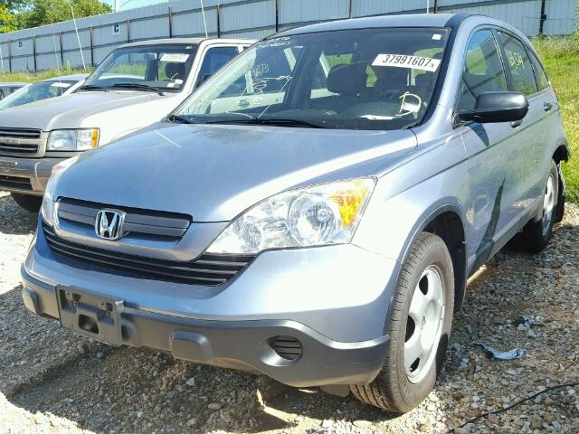 JHLRE48398C027919 - 2008 HONDA CR-V LX BLUE photo 2