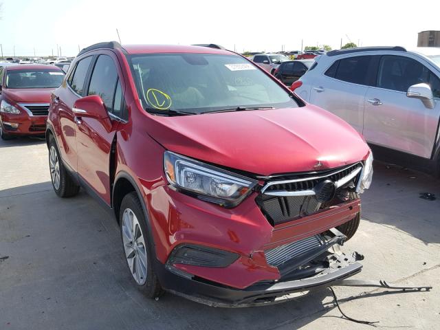 KL4CJASB4JB532950 - 2018 BUICK ENCORE PRE MAROON photo 1