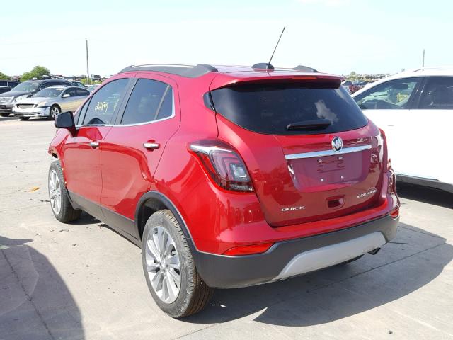 KL4CJASB4JB532950 - 2018 BUICK ENCORE PRE MAROON photo 3