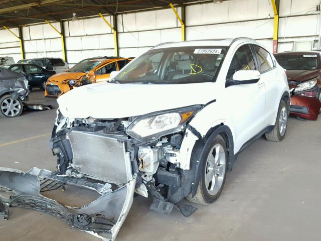 3CZRU5H74GM724186 - 2016 HONDA HR-V EXL WHITE photo 2