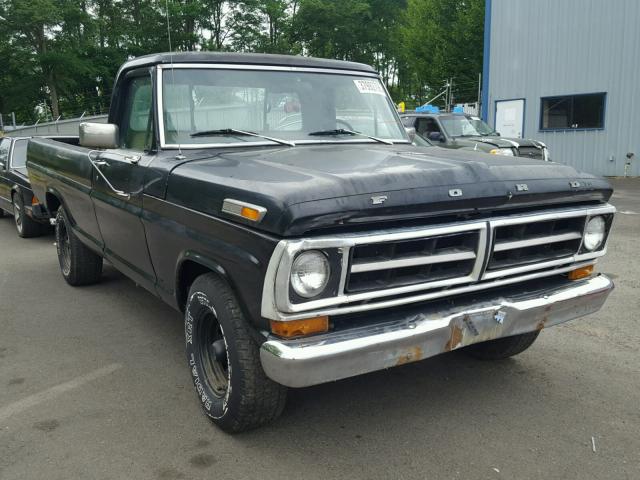 F10GRG74199 - 1971 FORD F100 BLACK photo 1