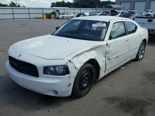 2B3KA33V29H532889 - 2009 DODGE CHARGER SX WHITE photo 2