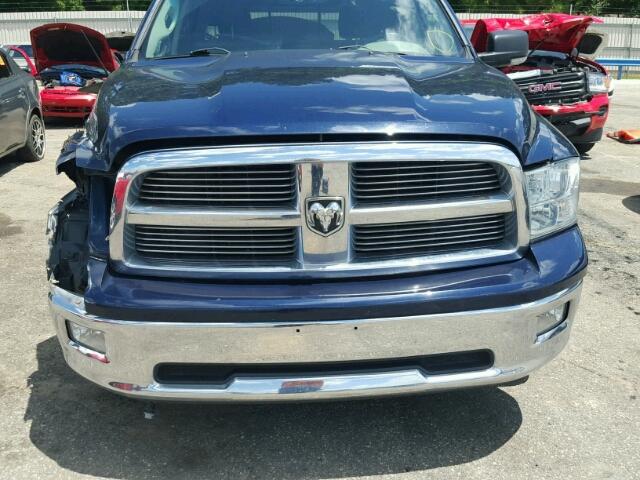 1C6RD6LT9CS181460 - 2012 DODGE RAM 1500 S BLUE photo 10