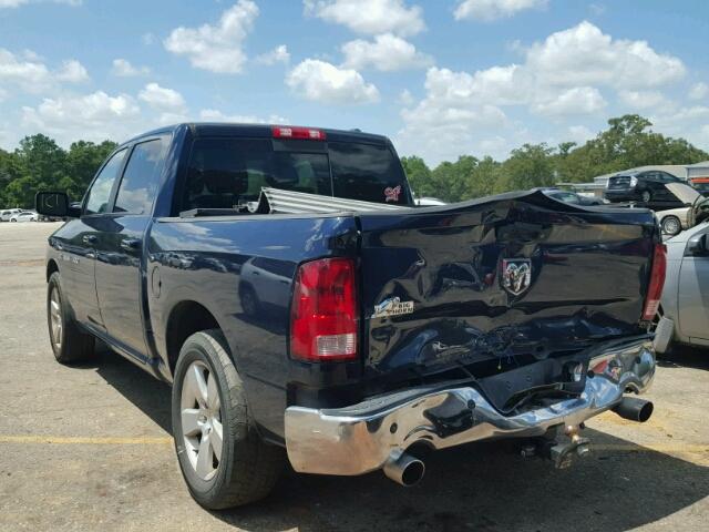 1C6RD6LT9CS181460 - 2012 DODGE RAM 1500 S BLUE photo 3