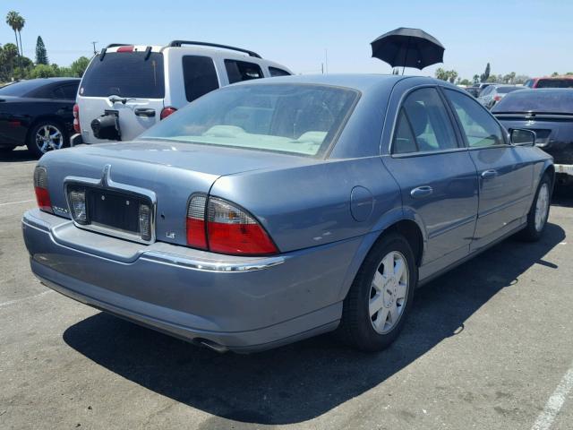 1LNHM86S24Y650353 - 2004 LINCOLN LS 蓝色 照片 4