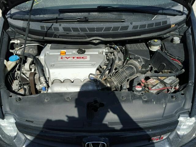 2HGFA55568H712725 - 2008 HONDA CIVIC BLACK photo 7