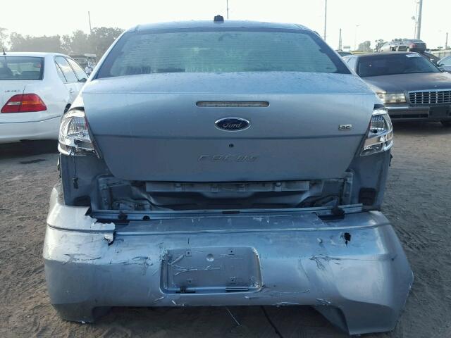 1FAHP35N88W182954 - 2008 FORD FOCUS SE BLUE photo 10