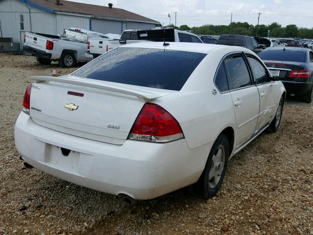 2G1WD58C169107513 - 2006 CHEVROLET IMPALA SUP WHITE photo 4