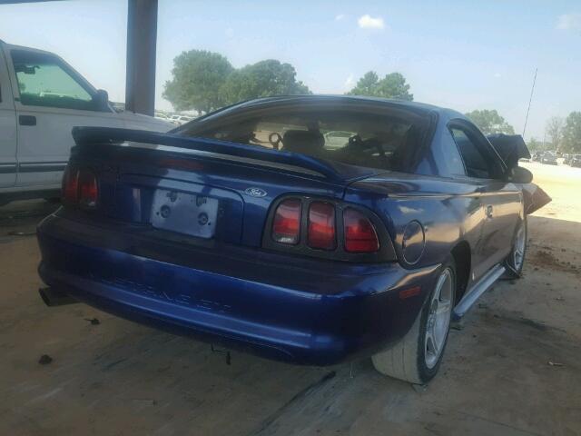 1FAFP42X5WF126809 - 1998 FORD MUSTANG GT BLUE photo 4