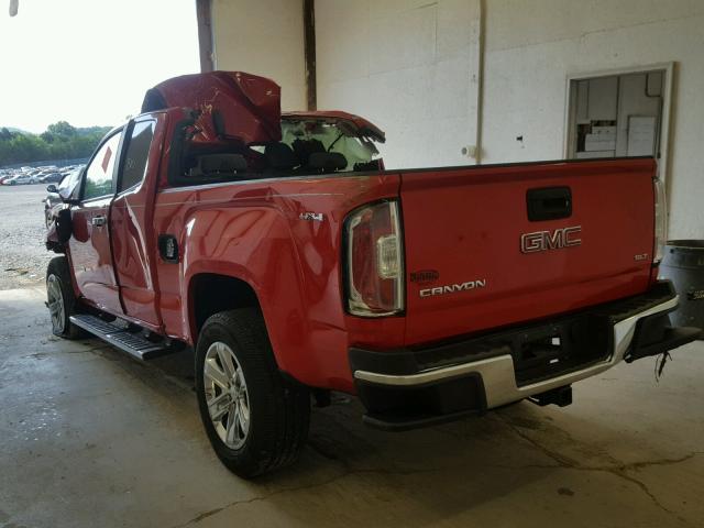 1GTH6DE32G1154855 - 2016 GMC CANYON SLT RED photo 3