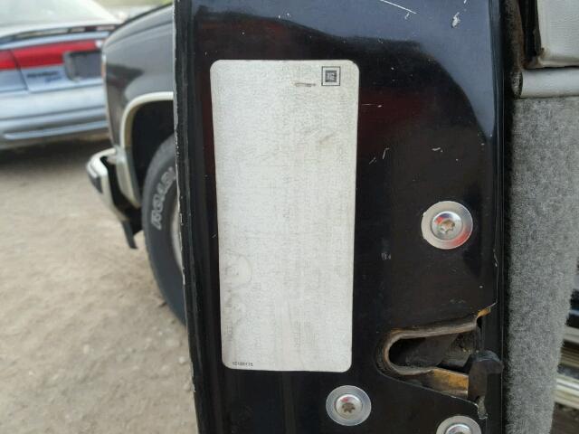 2GCFC29K5P1164182 - 1993 CHEVROLET GMT-400 C2 BLACK photo 10