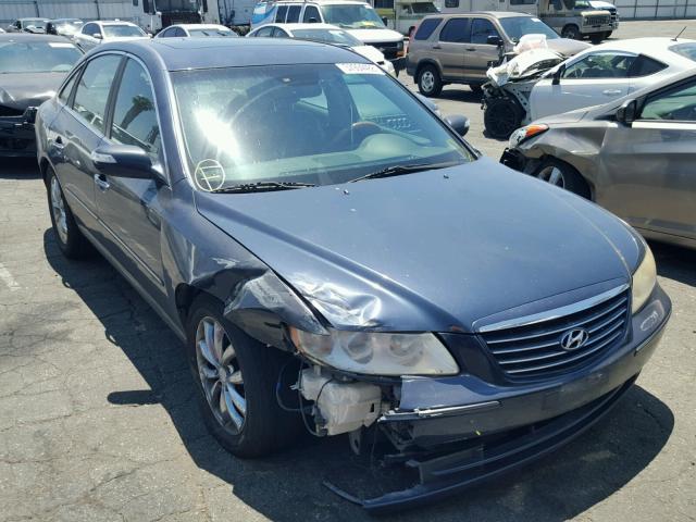 KMHFC46F67A149162 - 2007 HYUNDAI AZERA SE BLUE photo 1