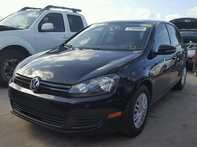 WVWDA7AJ6CW033018 - 2012 VOLKSWAGEN GOLF 黑色 照片 2