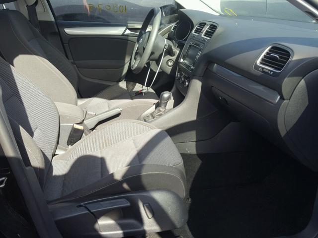 WVWDA7AJ6CW033018 - 2012 VOLKSWAGEN GOLF 黑色 照片 5