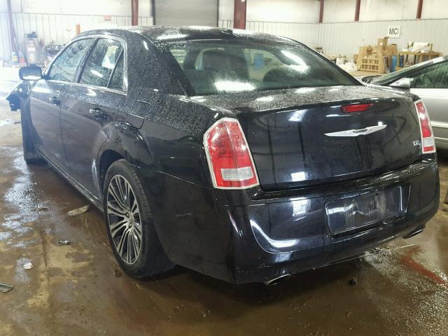 2C3CCABT3DH659293 - 2013 CHRYSLER 300 V6 BLACK photo 3