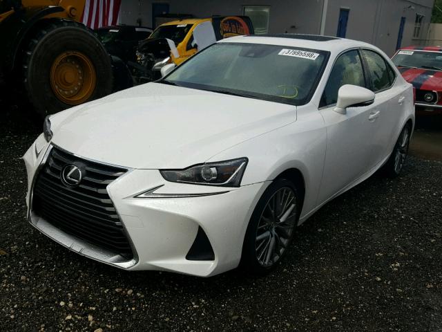 JTHBA1D21H5055934 - 2017 LEXUS IS 200T WHITE photo 2