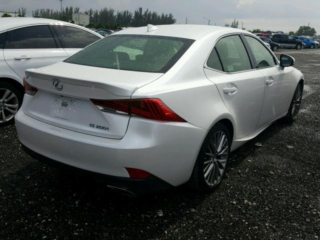 JTHBA1D21H5055934 - 2017 LEXUS IS 200T WHITE photo 4