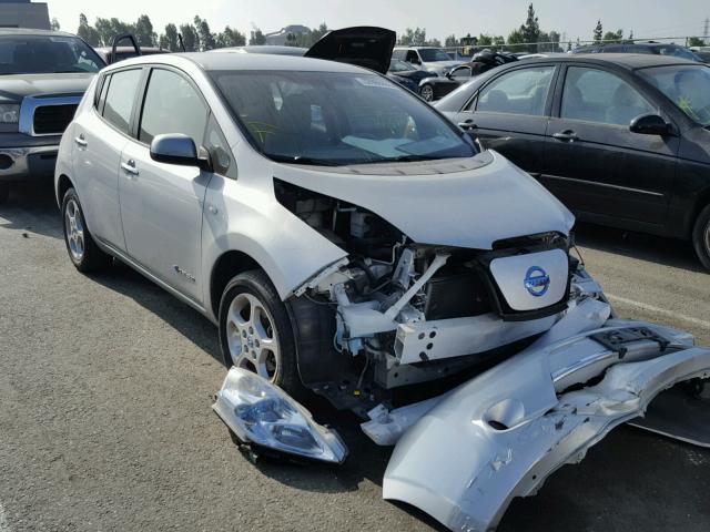 JN1AZ0CP0CT019009 - 2012 NISSAN LEAF SV SILVER photo 1