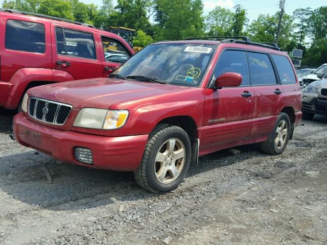 JF1SF65661H715476 - 2001 SUBARU FORESTER S Qırmızı foto 2