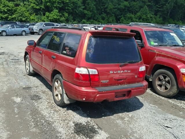 JF1SF65661H715476 - 2001 SUBARU FORESTER S Qırmızı foto 3