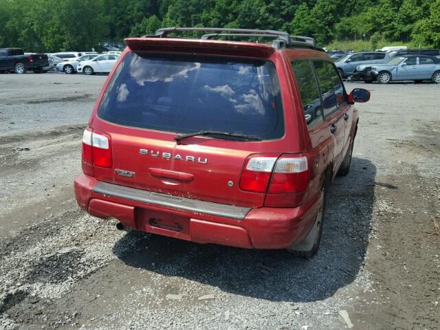 JF1SF65661H715476 - 2001 SUBARU FORESTER S Qırmızı foto 4