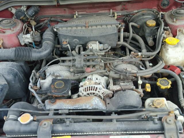 JF1SF65661H715476 - 2001 SUBARU FORESTER S Qırmızı foto 7