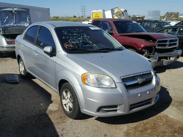 KL1TD5DE6AB113274 - 2010 CHEVROLET AVEO LS SILVER photo 1