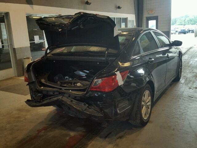 5NPEB4AC4DH728686 - 2013 HYUNDAI SONATA GLS BLACK photo 4