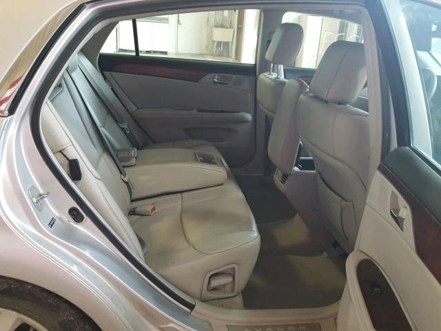 4T1BK3DB6CU453824 - 2012 TOYOTA AVALON BAS GRAY photo 6