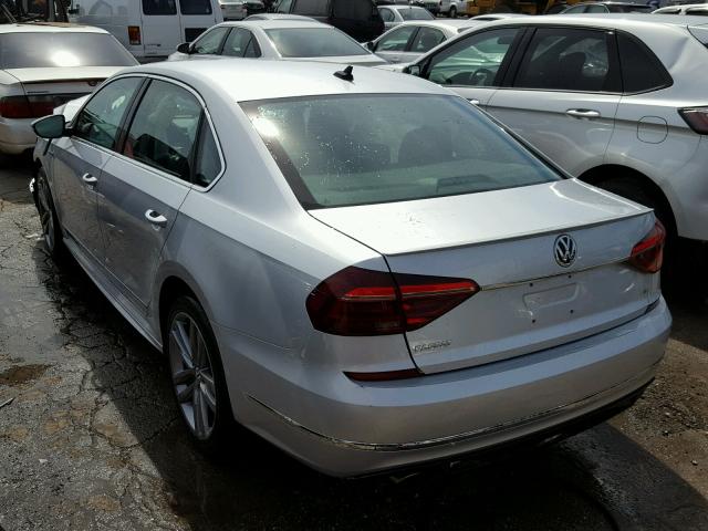1VWDT7A39HC077645 - 2017 VOLKSWAGEN PASSAT R-L SILVER photo 3
